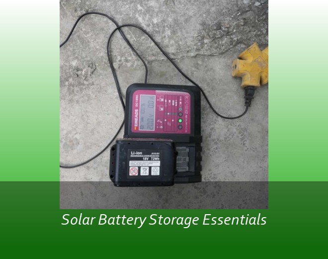 Solar Battery Storage Essentials